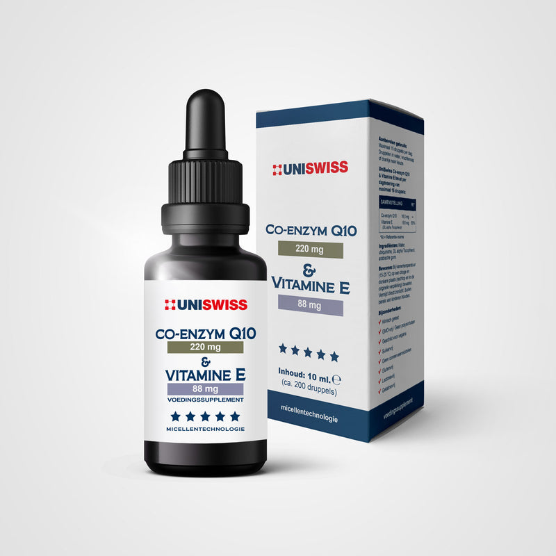 Q10 en Vitamine E supplement UniSwiss