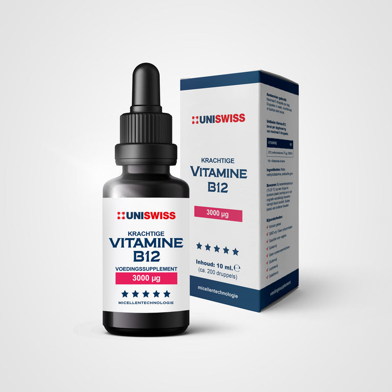 wateroplosbaar vitamine B12 supplement UniSwiss