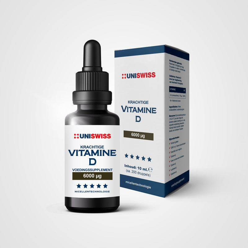 wateroplosbaar vitamine D supplement UniSwiss